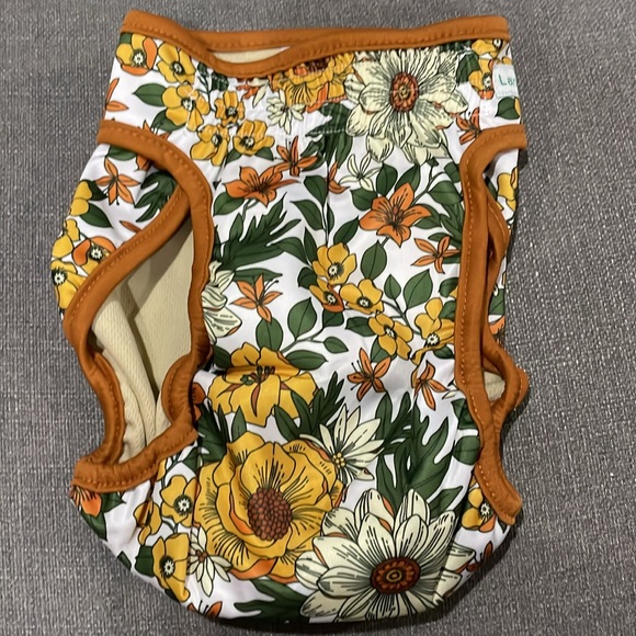 Langsprit Floral Large 3 Pair of Washable female Reuseable Dog Diapers n… - Picture 11 of 15